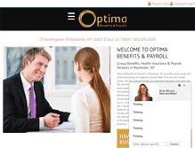 Tablet Screenshot of optimabenefitsgroup.com
